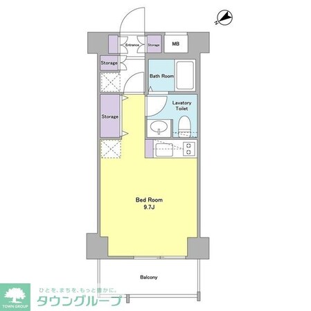 スタイリオ下丸子の物件間取画像